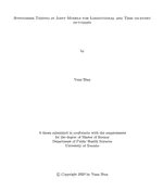 Hypothesis testing in joint models for longitudinal and time-to-event outcomes